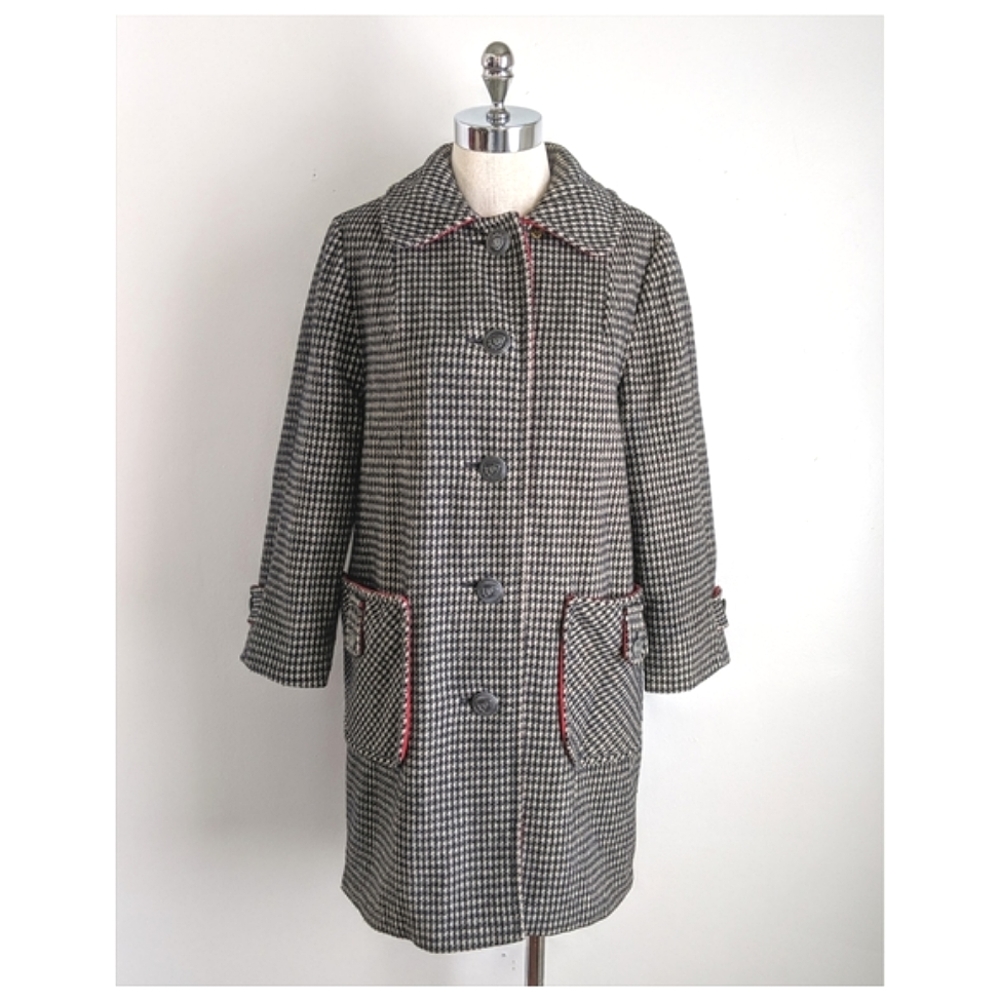 vintage 60s wool coat - Picture 2 of 10